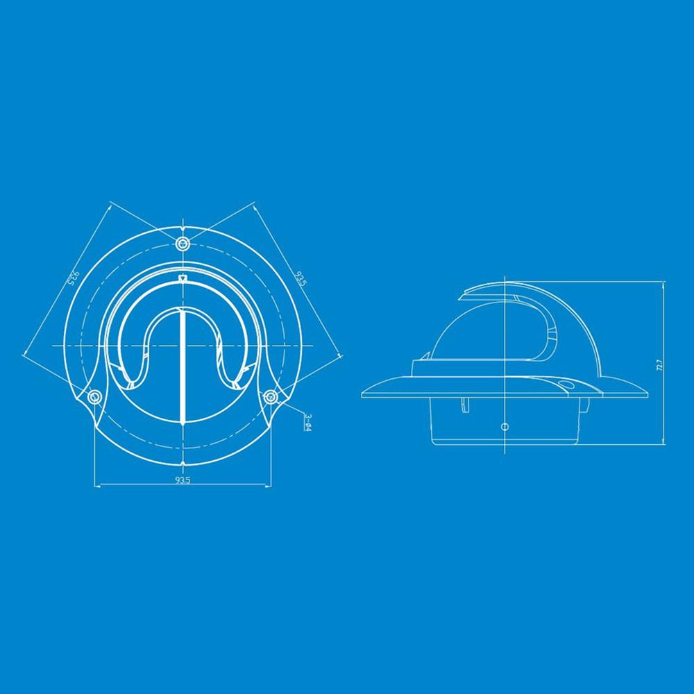JayCreer Built-In Navigation Compass For Marine,Fishing Boat
