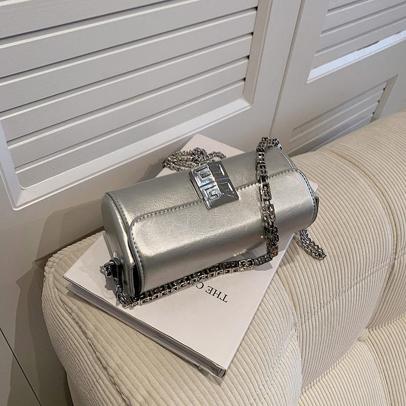 Нишевая сумка подмышку женская новая высококлассная цепочка сумка через плечо универсальная маленькая квадратная сумка