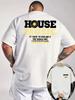 Unisexs House Music Pattern Tshirt Short Sleeve Fashion Top Unisexs Casual Loose Harajuku Streetwear Shirt Oversized T Shirt