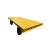 Flatbed Trailer with Four-Wheel Steering for Workshop and Logistics Handling