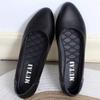 Women's Summer Footwear Moccasins Shoes For Woman 2024 Office Black Pointed Toe Wedge Heel Social Chic Elegant On Sale Shoe 39