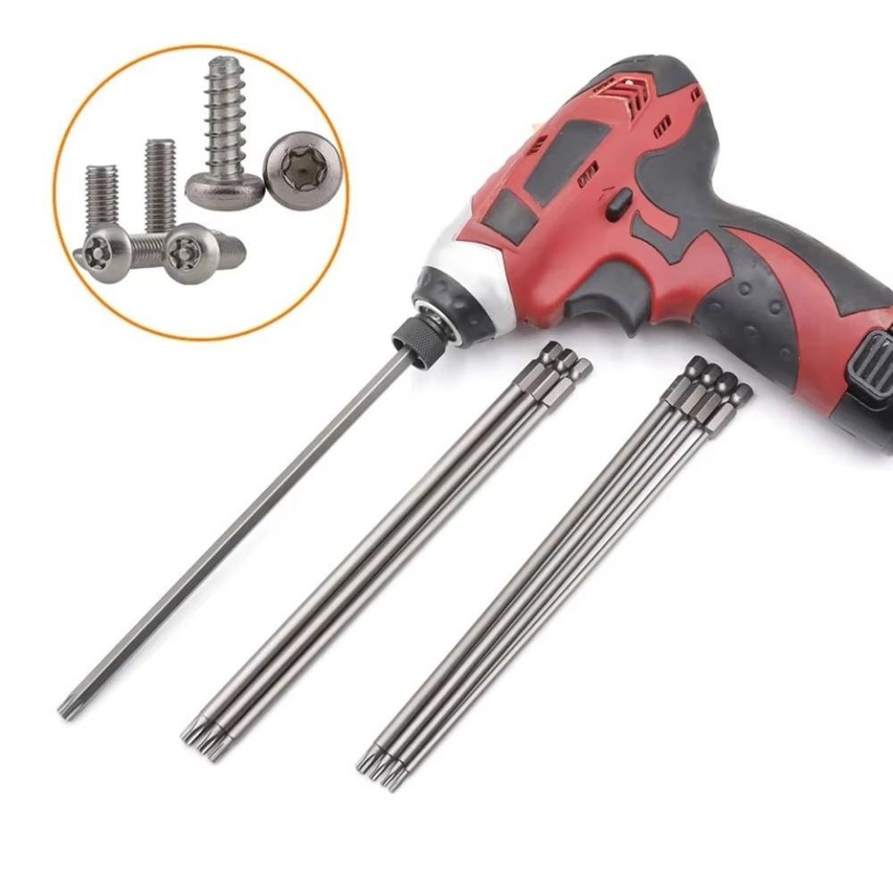 8PCS 100mm 150mm 200mm Torx Screwdriver Bit Set T8-T40 Bit Power Tool Parts Wrench Use