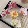 Cloth Orchid Hair Clip Butterfly Orchid Large Shark Clip Creative Flower Hair Claw Girl