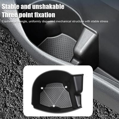 Подстаканник ящик для хранения на передней двери для Toyota Alphard Verfire 40 Series 2024 2024 Амортизирующий поднос для стаканов TPE Tidying S4I0