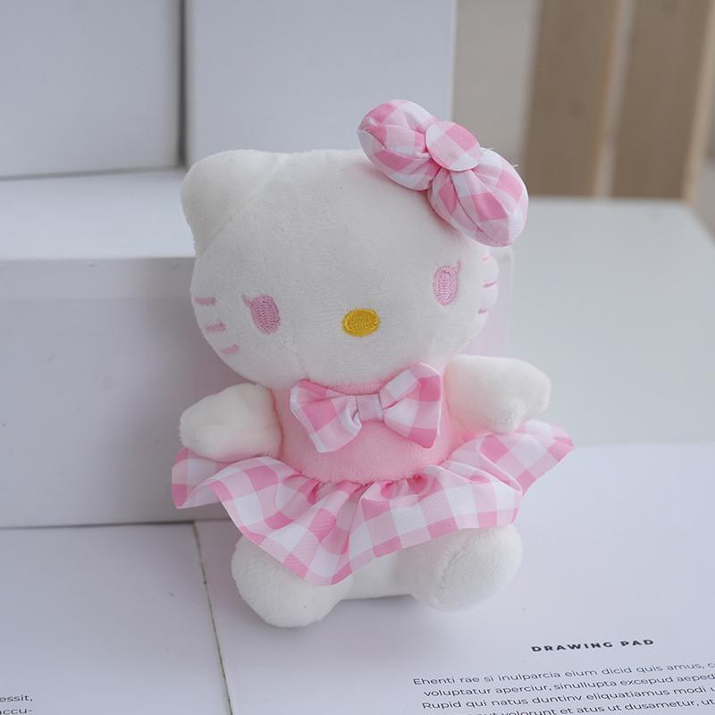 Cute Kitty Plush Toy Pp Cotton Soft Stuffed Animal Keychain For Bags Kids
