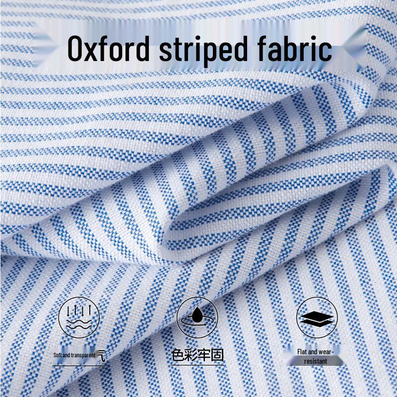 JEEP Men's Oxford Business Casual Long Sleeve Shirt