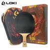 Original LOKI DRAGON Series Table Tennis Racket Professional Offensive Ping Pong Racket Paddle Bat 5 Wood 2 Carbon 6/7/8/9/10 Stars NEW ARRIVAL