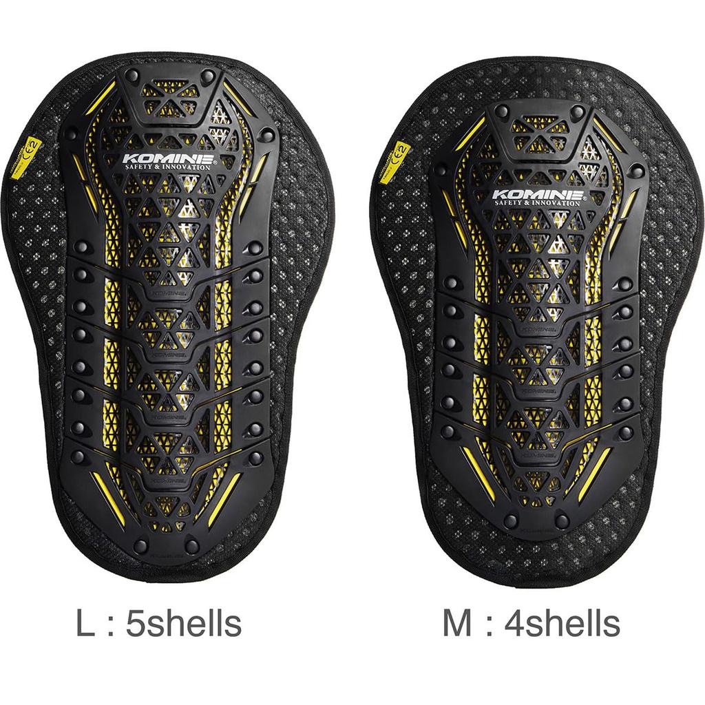 Komine Motorcycle Protector CE Level 2 Back Inner Protector Black L 1239 CE Standard Level 2 (KOMINE) SK-829