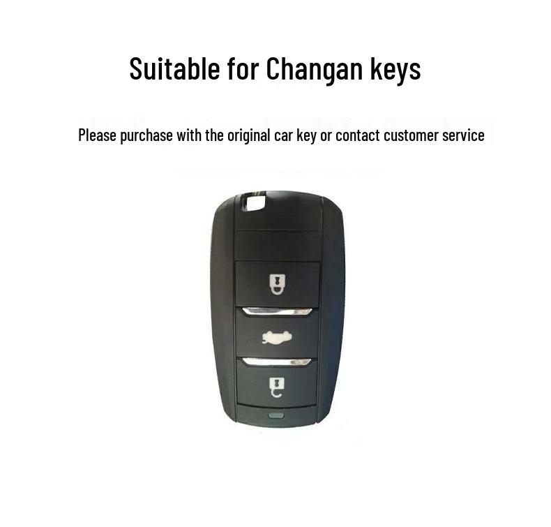 Чехол для ключа автомобиля Changan: Подходит для моделей CS75 PLUS, Yi Dong, CS35, CS55, CS85, Unit K, Yue Xiang.