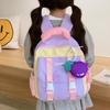 Trendy Cute Dual Shoulder Backpack For Boys And Girls In Bright Colors Perfect For School