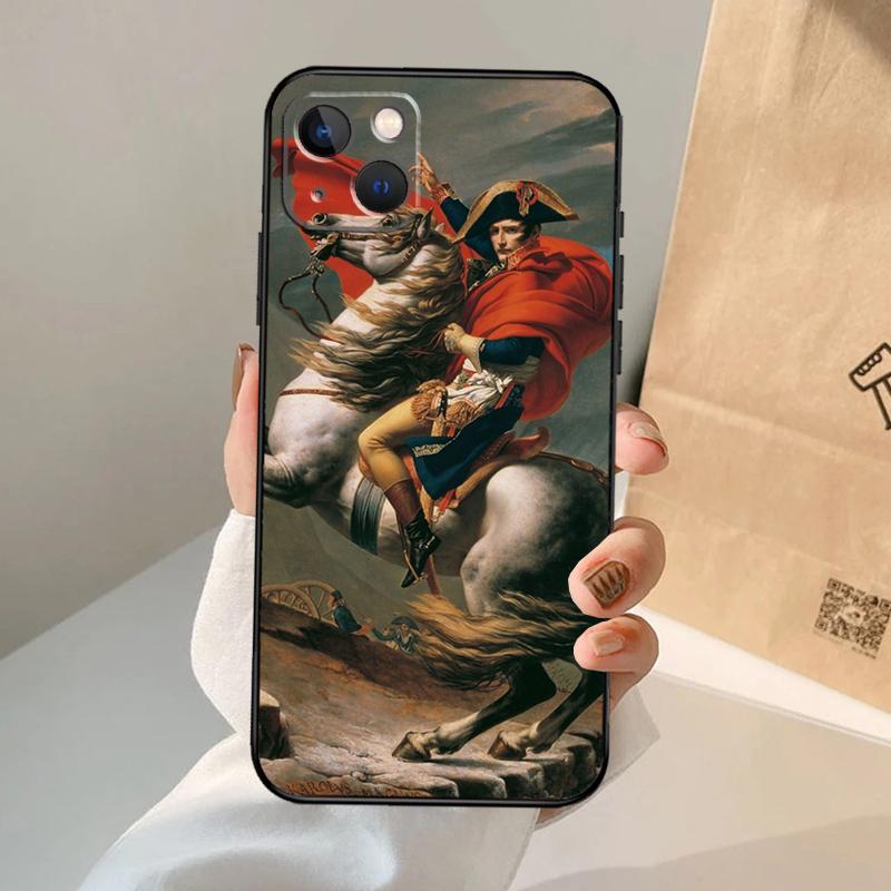 Чехол Napoleon Bonaparte для iPhone 16 15 14 13 12 11 Pro Max XS XR X Plus 12 13 Mini Бампер Задняя крышка