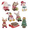 Iikuru Christmas Decoration Mini Scandinavian YA281 8-Piece Set, Objects, Ornaments, Style, Accessories, Figurines,
