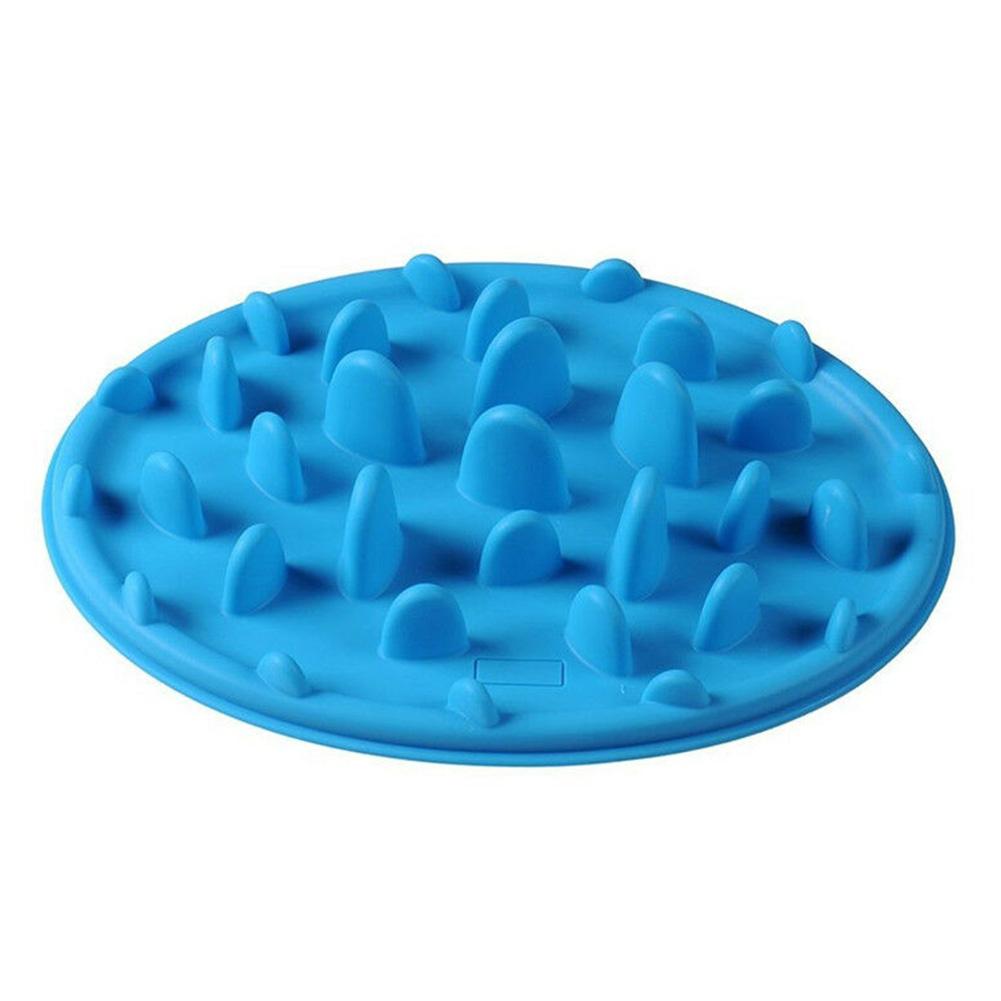 Pet Dog Feeding Food Dish Bowl Silicone Puppy Slow Down Eating Feeder Dish Prevent Obesity Dogs Supplies