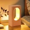 Светодиодный деревянный столик для спальни, прикроватная тумбочка, светодиодная лампа с регулируемой яркостью, креативное украшение для дома, уникальный подарок на новоселье, лампа, свет, освещение, лампа,