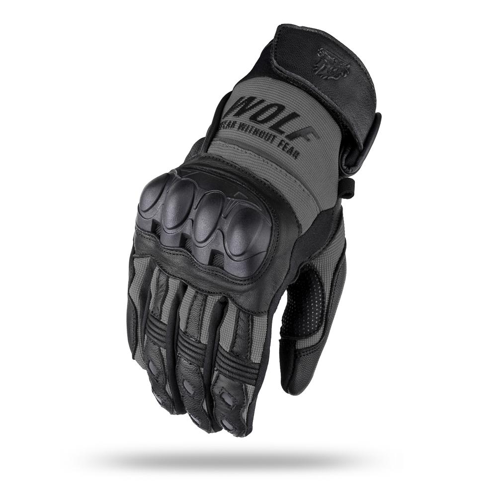 Wolf Rękawice Motocyklowe Męskie Pro-X Gun Metal M