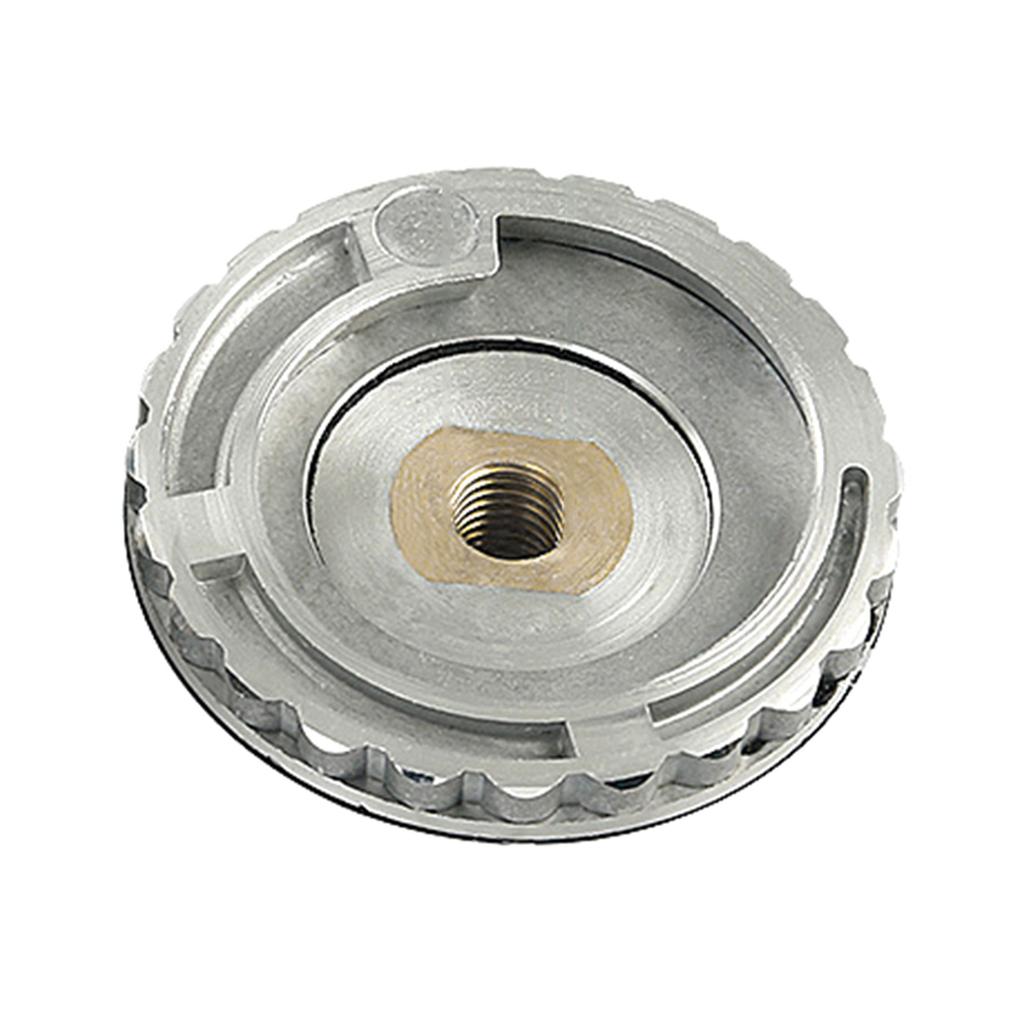 4Inch 100mm Aluminum Rubber Backing Pad With Brass Thread For Diamonds Polishing Pads M14 5/8-11 Thread Locking Mechanism