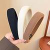 1/2/3/5pcs Wild Solid Color Sponge Headband for Women Fashion Girl Wash Face Wide Edge Simple Hair Band