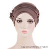 Muslim Scarf Cap Softness Cancer Chemo Beanies Cap Turban Hats Women  Hijab Headwrap Headwear