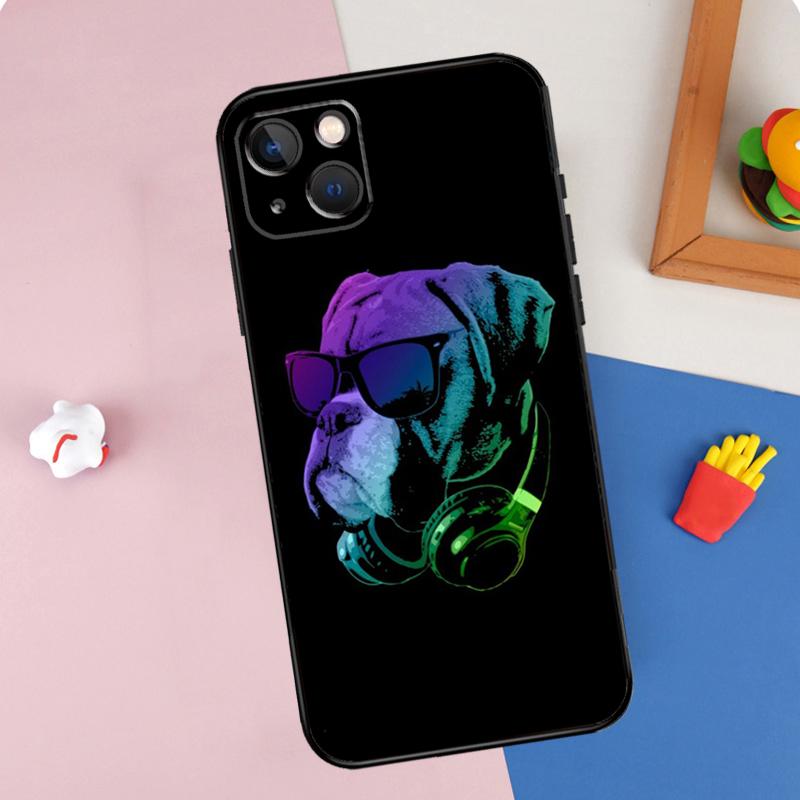 Чехол для телефона с французским бульдогом для iPhone 16 Pro Max 11 12 13 14 15 Pro Max Mini XR 15 16 Plus 16e Защитный корпус