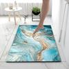 Роскошный мраморный узор, нескользящий коврик для ванной, впитывающий коврик для унитаза, коврик для двери в спальню, коврик для ванной комнаты, коврики для кухни