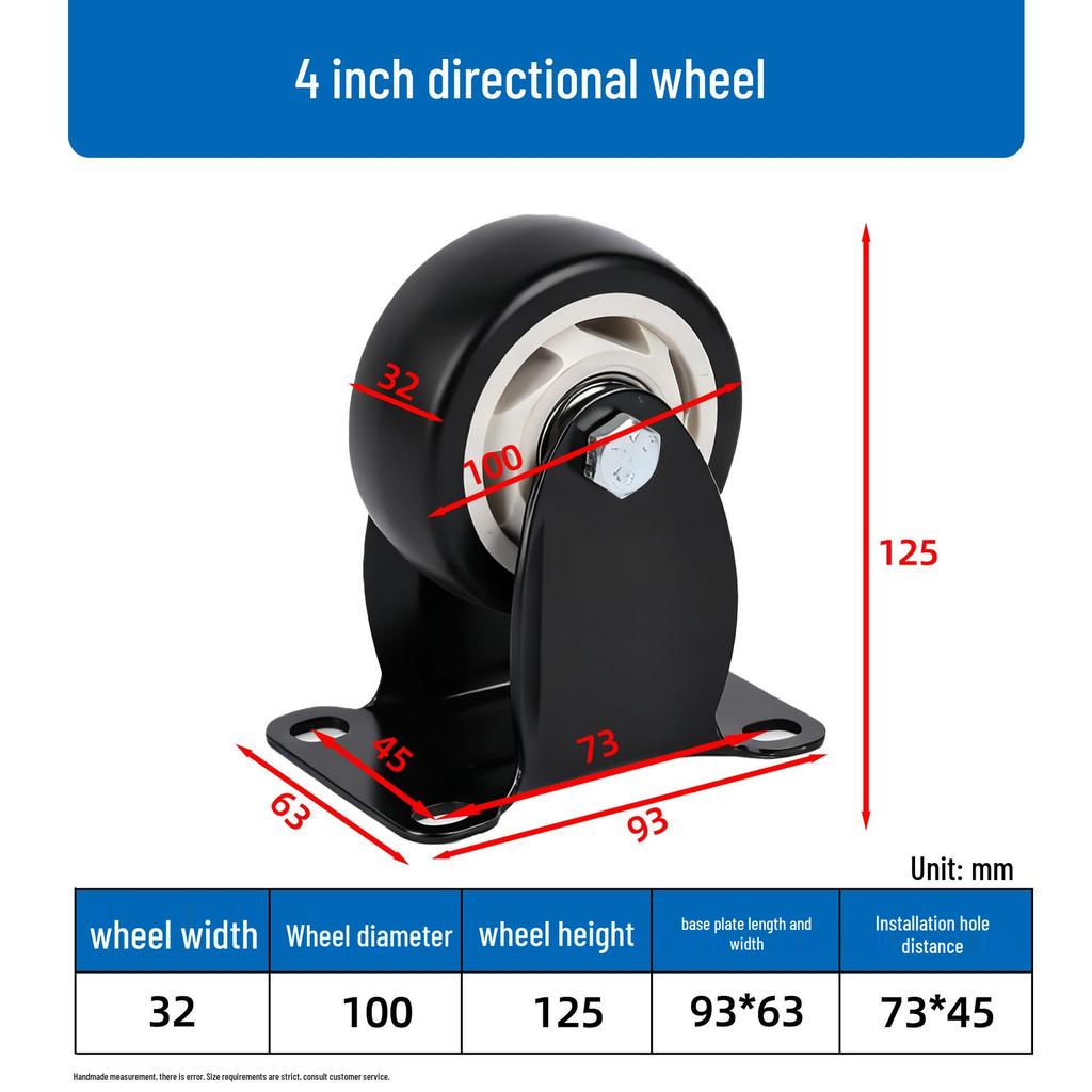 Gold Diamond Furniture Casters: 1.5-3 Inch Swivel Wheels with Threaded Stem, Brake, and Double Bearing Pulley.