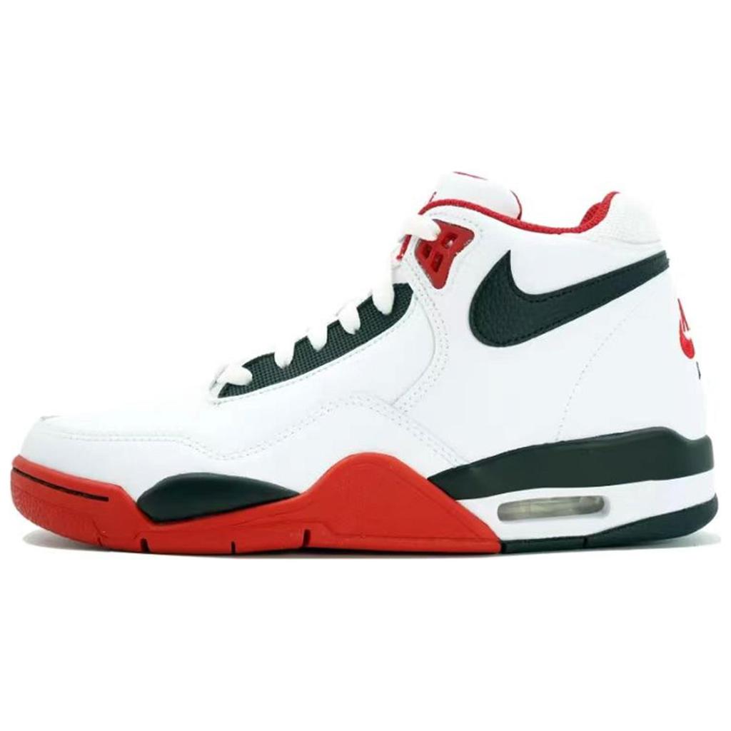 Nike Flight Legacy Нескользящие Устойчивые к истиранию Средние Винтажные Баскетбольные Кроссовки Унисекс Красный Белый BQ4212-100(Team113-S-BOX)