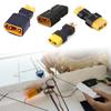 Universal T Plug To XT60 Adapter For Remote Li Batteries High Current Connector Durability Rubber Metal Construction