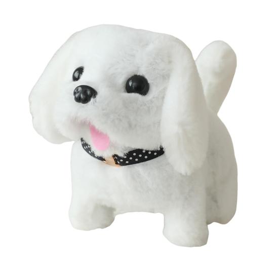 1 Set Kids Electronic Plush Dog Toy with Pet Care Accessories Walking