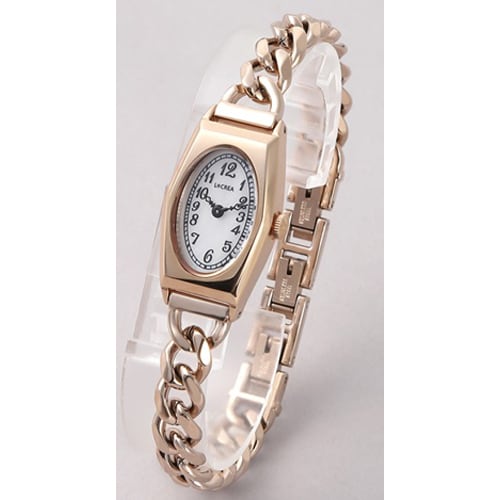 LCREA Japan Made Solar Vintage Watch LC2003-PGWHCH