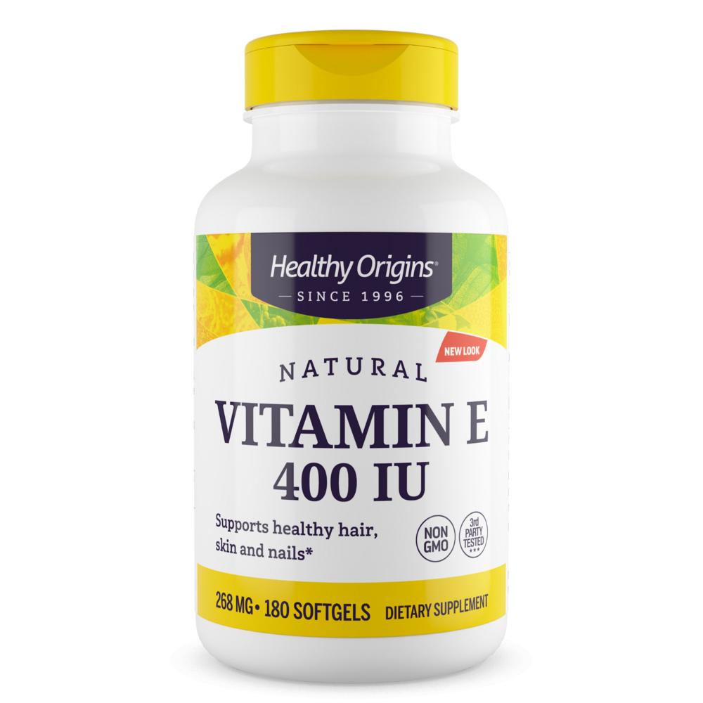 Healthy Origins E-400 Softgels 180 Tablets 1 pcs