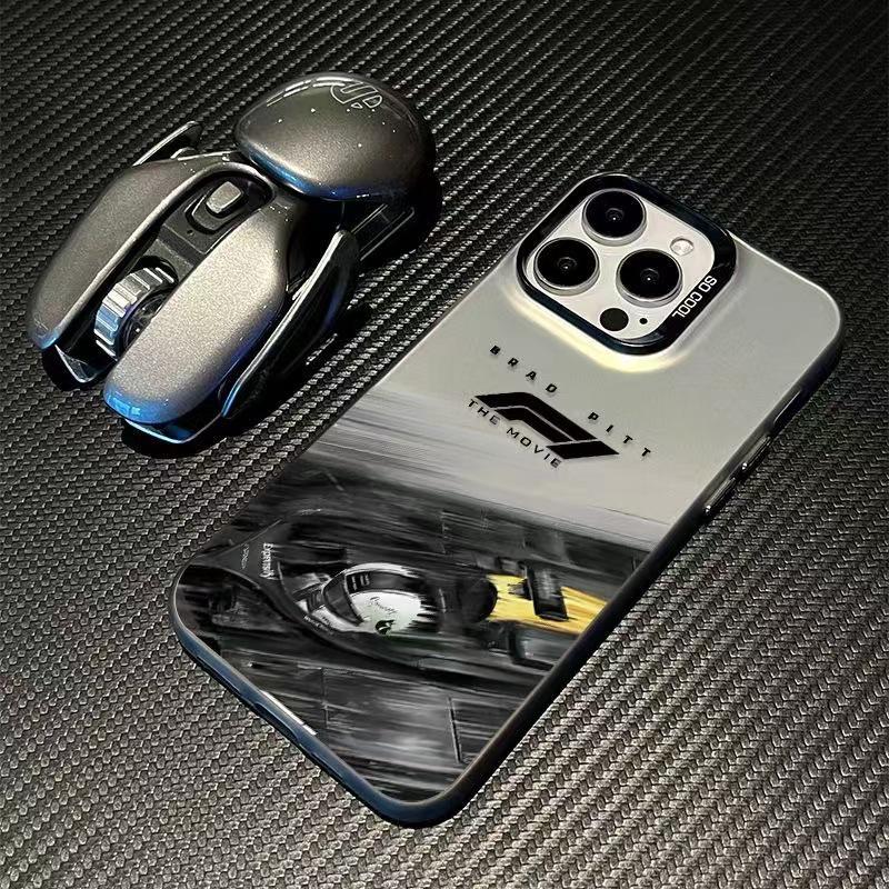 Чехол для iPhone с дизайном гоночного автомобиля Формулы-1 для Apple 17 Pro, 15 Pro и 16 Pro Max - Стильный и модный дизайн