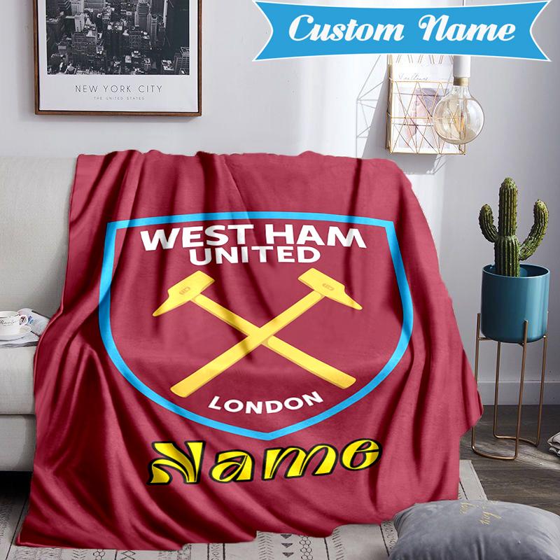 Custom Name hammer Crest Blanket Lightweight Ideal Bedding Blanket Perfect for Travel, Camping, Living Rooms, Sofas, Christmas gift