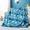 Cute Cartoon Puppy Blanket - Lightweight Flannel Throw for Sofa and Bed ,Digital Printed Blanket with Soft & Worm Flannel Fabric