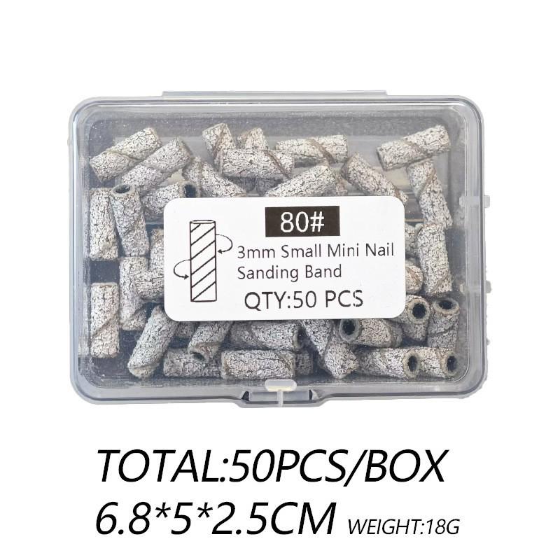 Салонный маникюр Высококачественные шлифовальные ленты со стальным мандрелем - Прочные, износостойкие инструменты