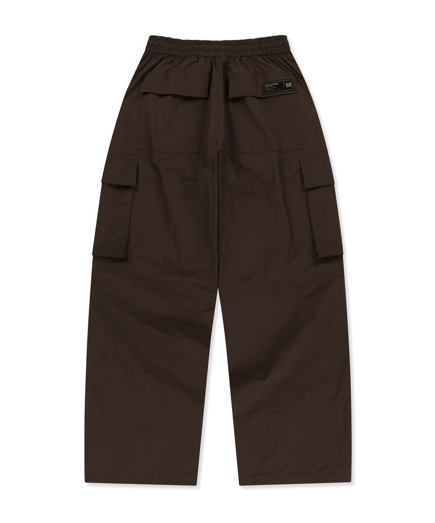 BROWNBREATH Nylon Cargo Pants - Dark Brown