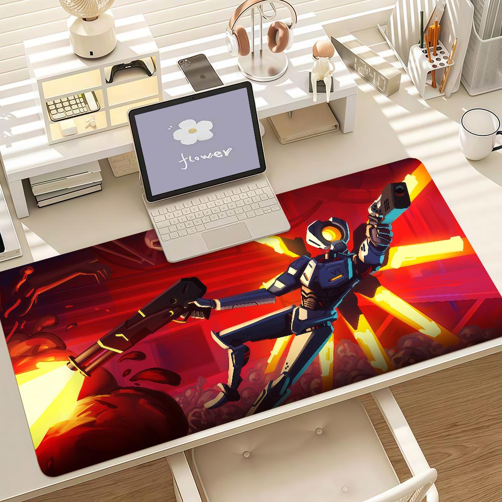 Game U-Ultrakill Mouse Pad Anti Slip Rubber Edge Locked Thickened Laptop Gaming Desk Mat
