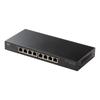 Sanwa Supply PoE Switching Hub with Gigabit-compatible (8 Ports, Magnet) LAN-GIGAPOE85
