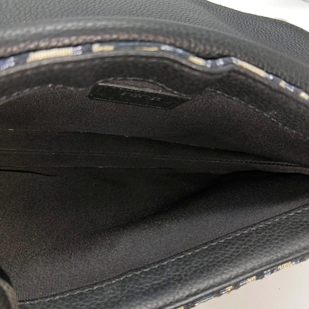 [Pre-Owned] Saddle Monogram Embroidered Leather Saddle Bag - Very Good #CE4WGB