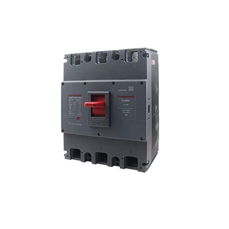 Delixi CDM3S-800F/4300 800A 3-Phase 4-Wire Circuit Breaker, 4P Air Switch