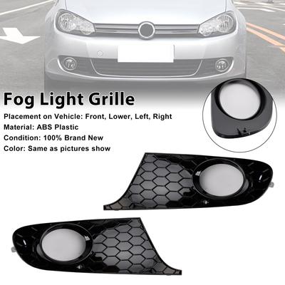 2 шт. противотуманные фары решетка решетка 5K0853666 подходит для VW MK6 Golf Jetta 2009-2013