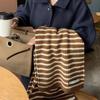 Striped Woolen Long Scarves Soft Shawl Wrap Vintage Winter Scarf  Women