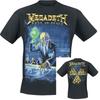 Футболка с 3D-печатью Rip Nuclear Logo Megadeth Ретро Металл Рок-группа Узор Топ Летняя Мода Повседневная Короткий Рукав Уличная Одежда