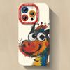 Oil Painting Dinosaur for IPhone 15/16pro Phone Case for Apple 13pro Anti Drop Soft Case 14Promax