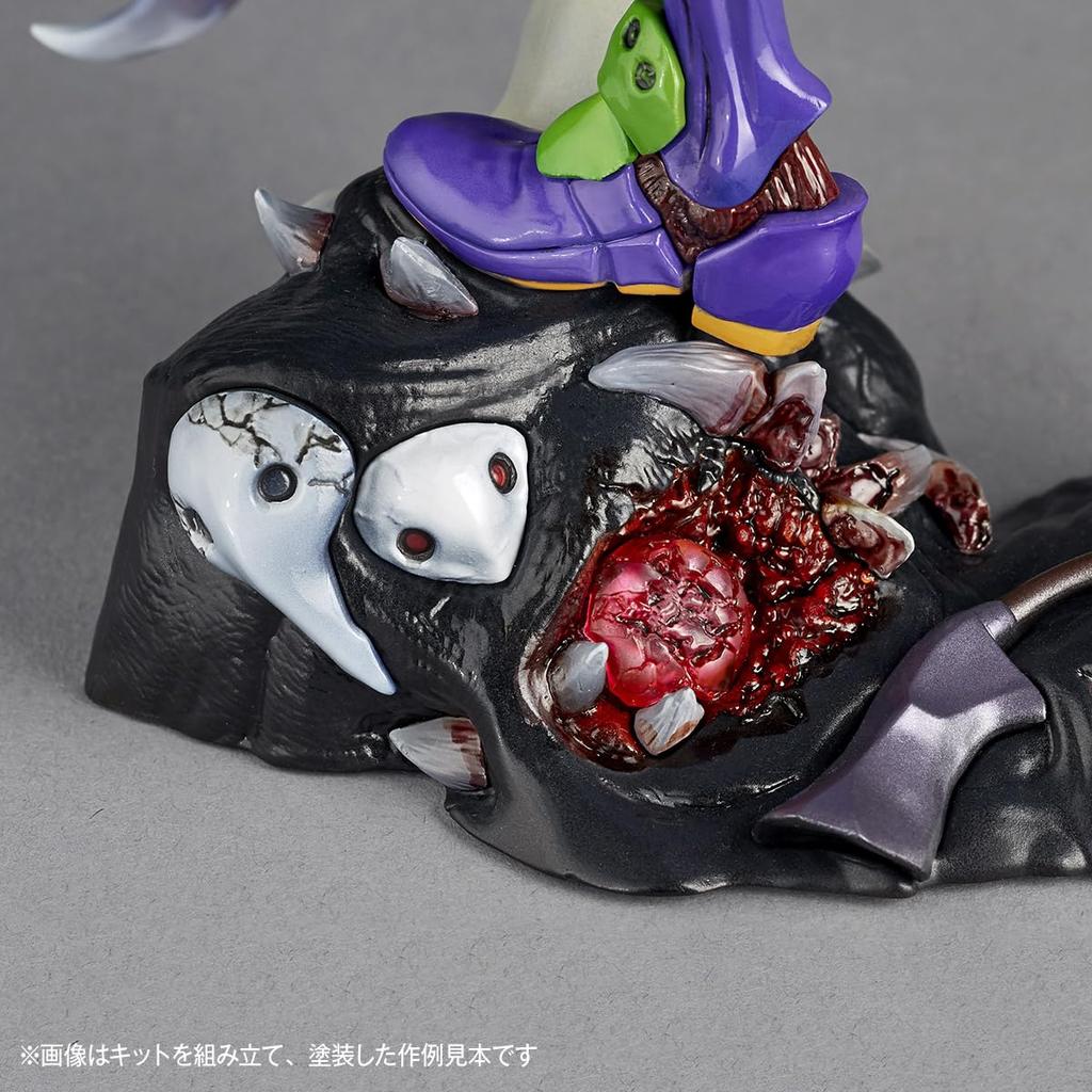 Kaiyodo ARTPLA SCULPTURE WORKS Evangelion Approximately 230mm Unpainted Plastic Model Kit AP048 Unit-01 "Runaway" (2025 Rerelease), Tall, Non-Scale,