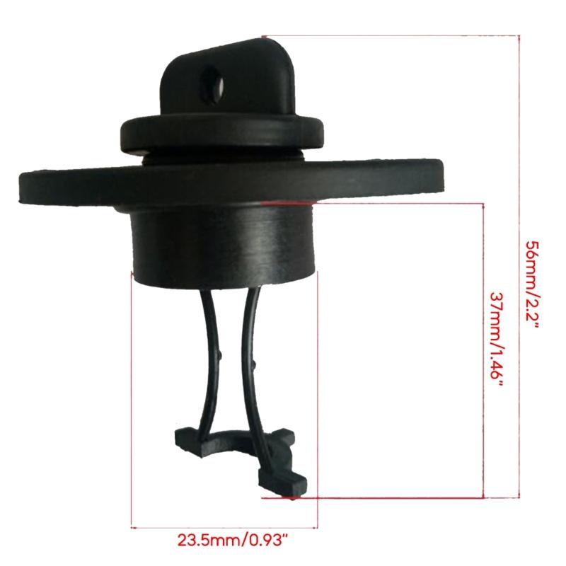 Универсальные Стандартные Самоудерживающиеся Черные Нейлоновые Заглушки для Слива Морских Лодок Яхт Каяков Корпуса Транца Замена