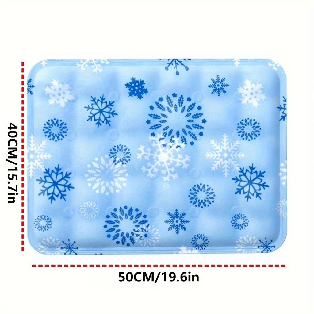Охлаждающий коврик для питомцев Ледяной гель Самополивающийся Охлаждающая подкладка Водонепроницаемый износостойкий напольный коврик Прочный холодный лежак-подушка для собаки и кошки