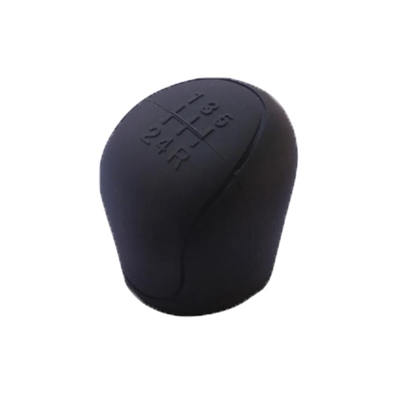 Car Silicone Gear Shift Knob Cover Universal Sleeve Gear Shift Collars Non Slip Grip Handle Case Manual Car Interior Accessories