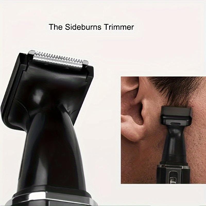 Профессиональный набор для стрижки мужских и женских волос - беспроводной триммер для ушей, носа и бровей с перезаряжаемым никелевым аккумулятором емкостью 400 мАч, зарядка через USB