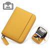 Rfid Card Holder 100% Genuine Leather Business Card Wallet Organ Card Bag Female Bag Japanese