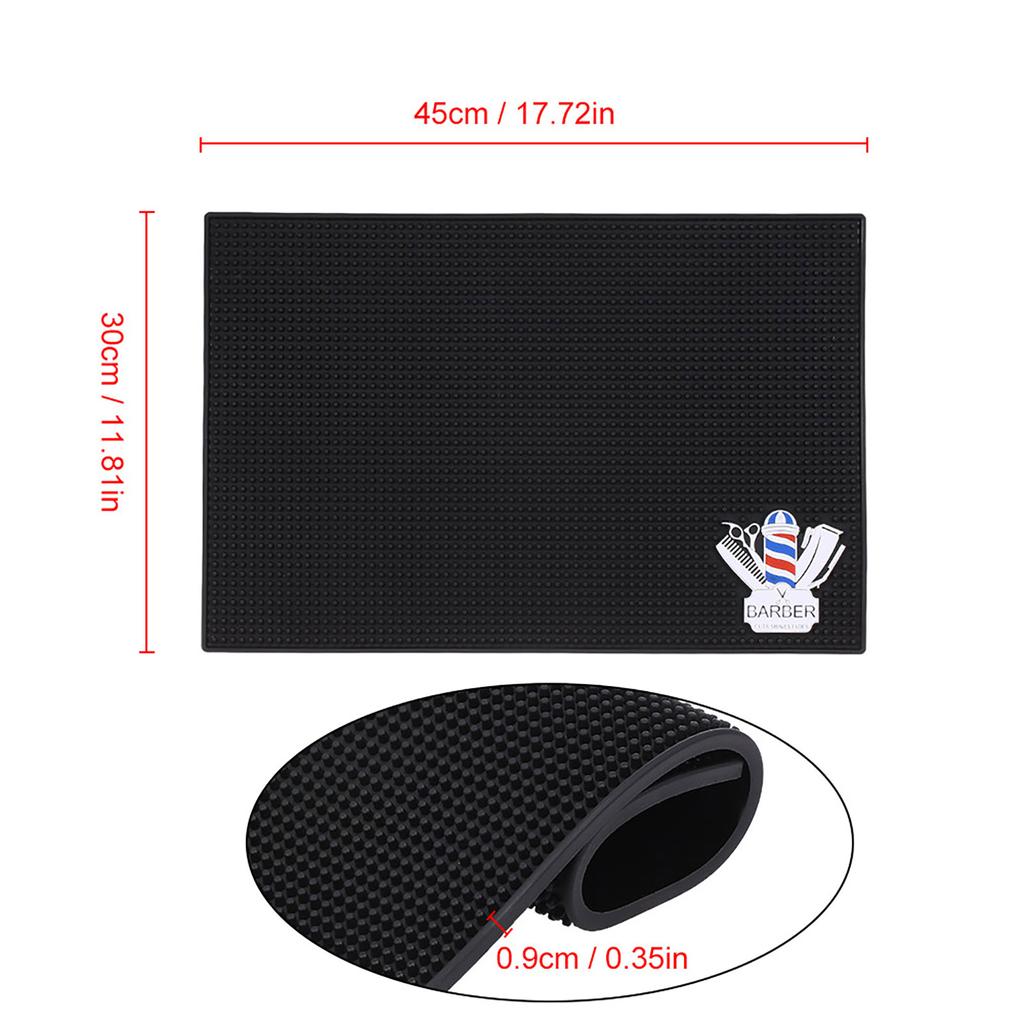 Лучший салон красоты Силиконовый коврик для стайлинга Термостойкий коврик Поднос для щипцов для завивки, утюжков, выпрямителей Гибкий
